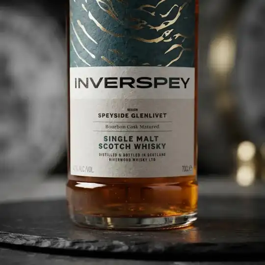 Inverspey label detail